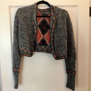 Peruvian Connection crop sweater